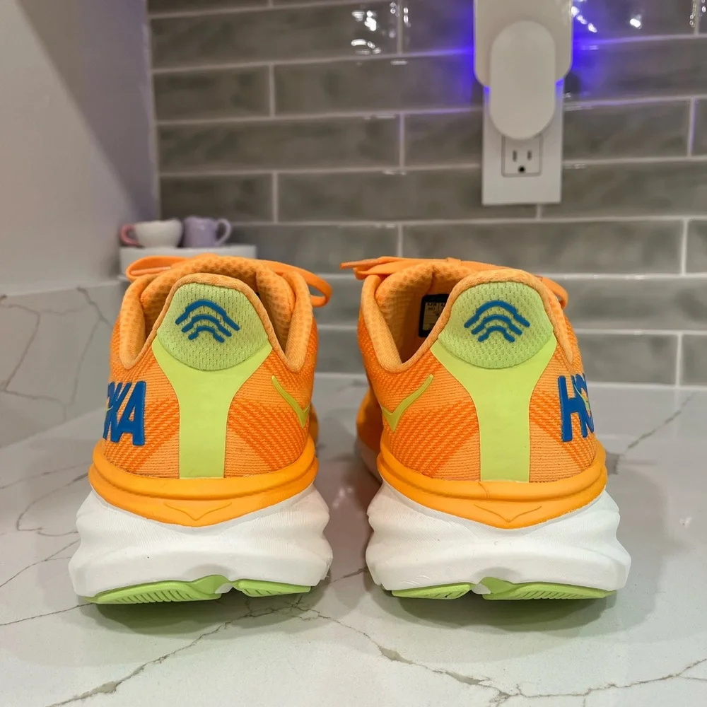 Hoka Clifton 9 Running Shoes. Men’s Size 9D   Color Orange - Picture 7 of 10